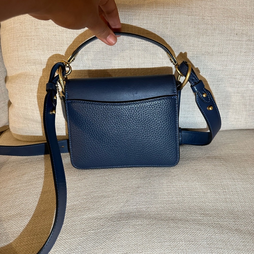 Coach Beat 18 deep blue saddle bag - Picture 3 of 15